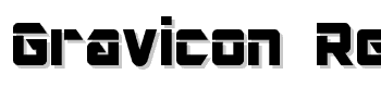 Gravicon-Regular font